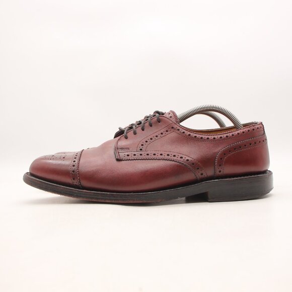 Allen Edmonds Lexington Shoes Men\'s Size 10 D Burgundy Leather Oxford Dress main image 8